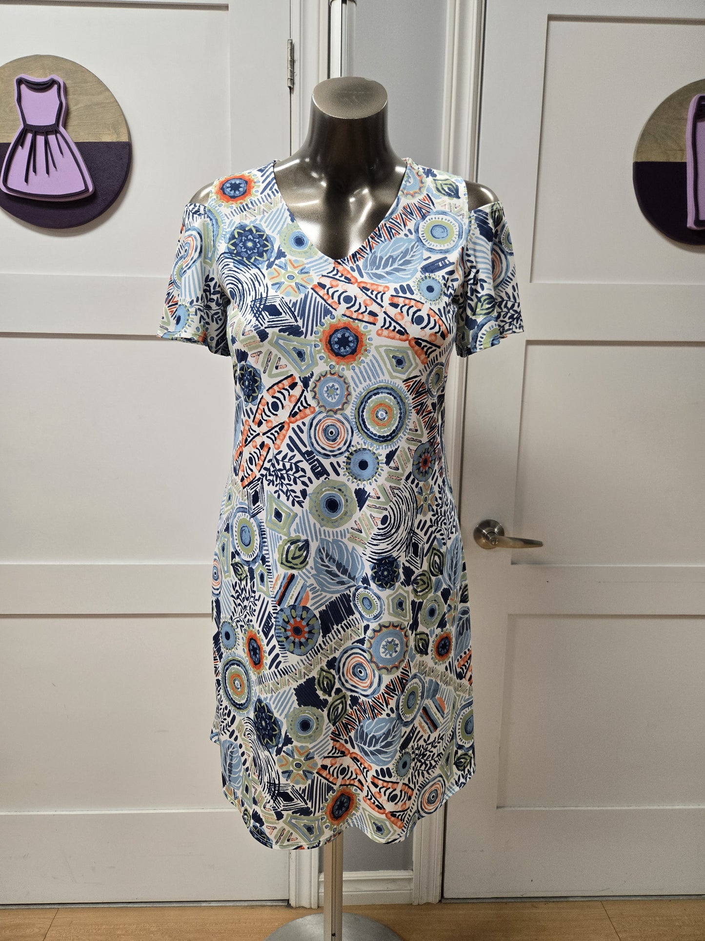 Peek-a-Boo Shoulder Dress