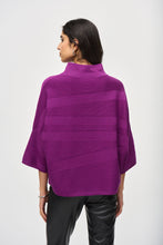 Load image into Gallery viewer, Sweater Knit Mock Neck Boxy Top by Joseph Ribkoff (available in plus sizes)

