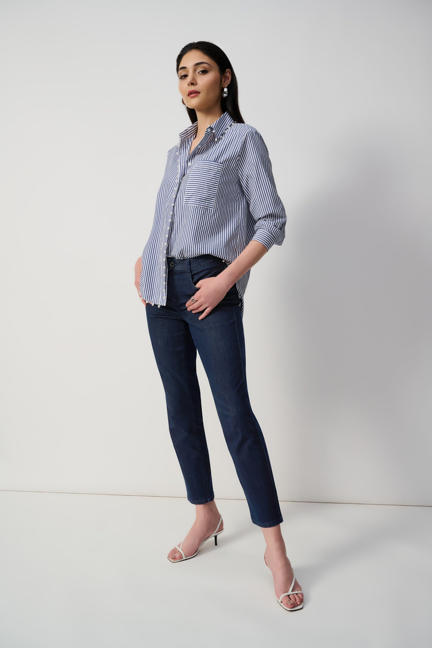 Gia Slim Dark Denim Jeans
