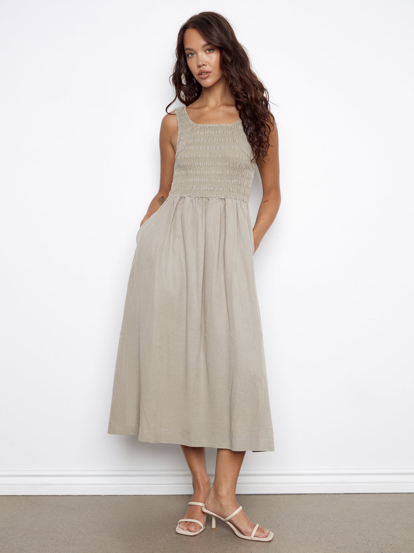 Sage Tencel Dress