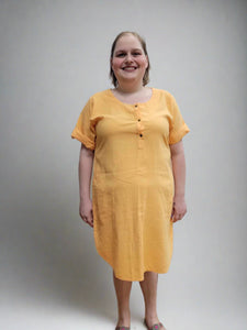 Creamsicle Maddy Dress by Ezzewear (available in plus sizes)