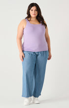 Load image into Gallery viewer, SQUARE NECK TANK in LAVENDER by Dex (available in plus sizes)
