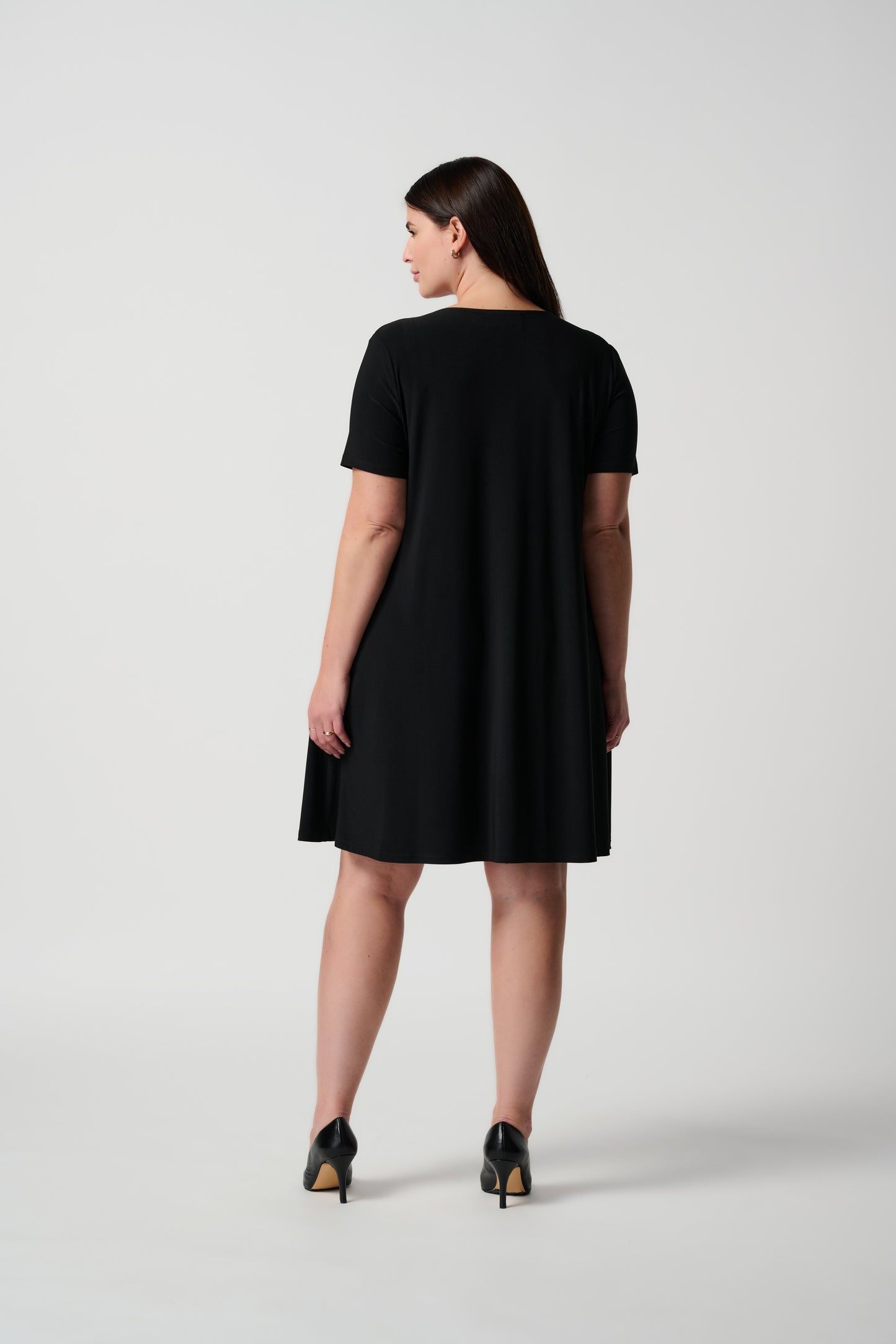 A-Line Short-Sleeve Dress by Joseph Ribkoff (available in plus sizes)