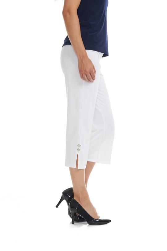 Capri Crop Pants with Slit (available in plus sizes)
