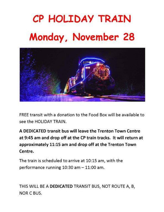 Holiday Train and Trenton Santa Clause Parade!