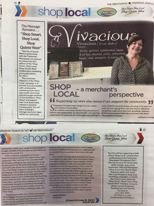 Shopping Local in Quinte West