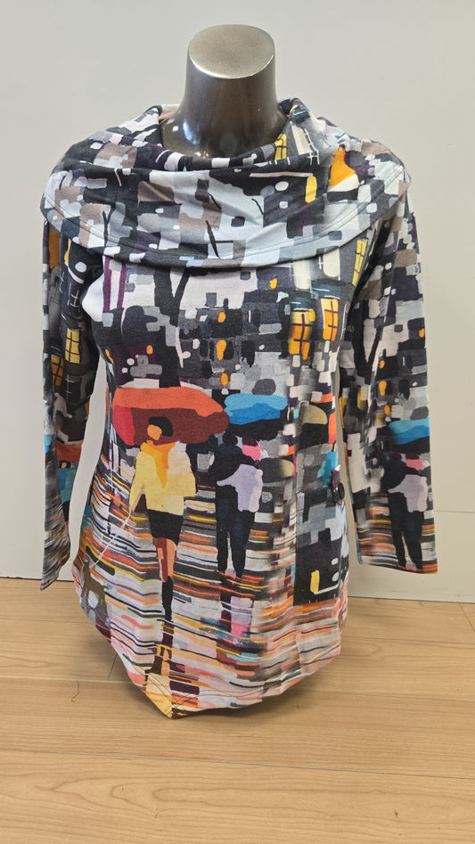 Graceful Cowlneck Tunic