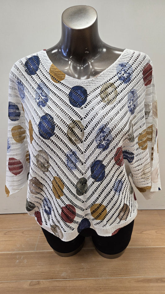 Polka Dot Pattern Top