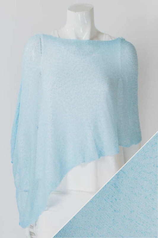 Blue Ice Poncho