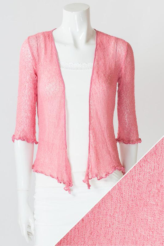 Rosy Pink Short Shrug