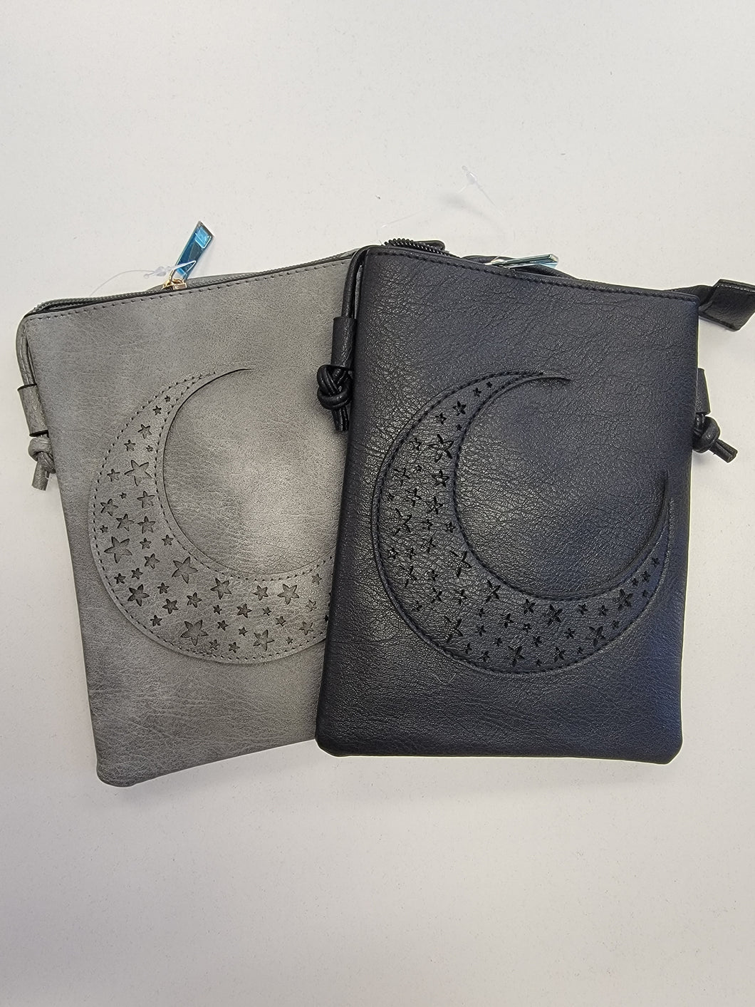 Crescent Moon Crossbody Faux Leather Purse