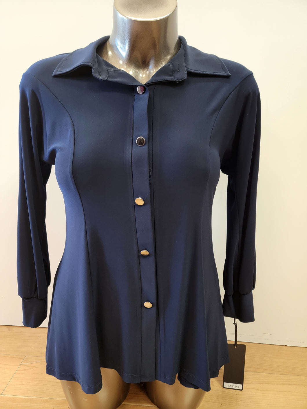 Collared Blouse by Artex available in plus sizes