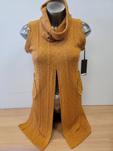 Load image into Gallery viewer, Long Knit Vest by Artex available in plus sizes
