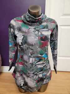 Patterned Cowl Neck Tunic by Parsley and Sage (available in plus sizes)