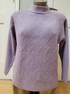 Knit Mock Neck Sweater by Sunday available in plus sizes
