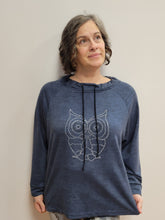 Load image into Gallery viewer, Cute Owl Sweater by Modes Crystal available in plus sizes
