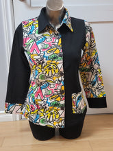 Load image into Gallery viewer, Emma Graffiti Shirt by Parsley and Sage (available in plus sizes)
