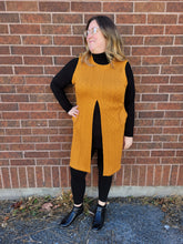 Load image into Gallery viewer, Long Knit Vest by Artex available in plus sizes
