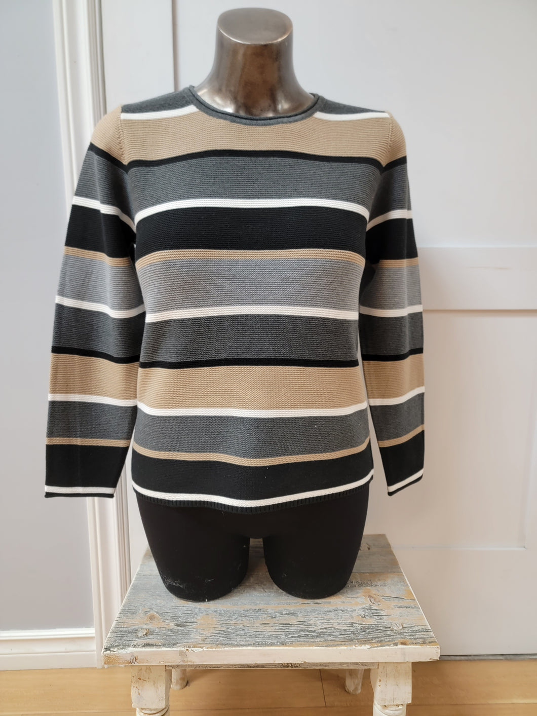 Striped Sweater by Sunday available in plus sizes