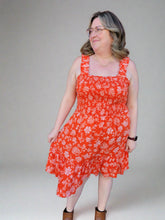 Load image into Gallery viewer, SMOCKED BODICE MINI DRESS by Dex (available in plus sizes)
