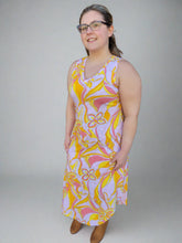 Load image into Gallery viewer, Pretty Printed Sleeveless Cotton Dress by Charlie B
