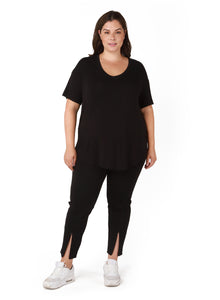 Rounded Hem T-Shirt by Dex (available in plus sizes)