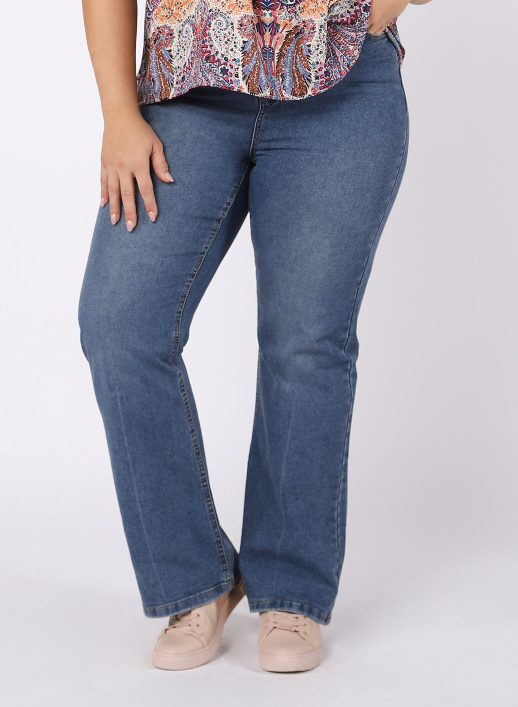 High Rise Mom Straight Jean by Dex (available in plus sizes)