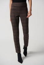 Load image into Gallery viewer, Heavy Knit Plaid Pull-On Pants by Joseph Ribkoff (available in plus sizes)
