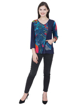 Load image into Gallery viewer, 3/4 Sleeve Kaara Top by Parsley and Sage (available in plus sizes)
