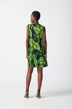 Load image into Gallery viewer, Tropical Print Silky Knit A-line Dress by Joseph Ribkoff (available in plus sizes)
