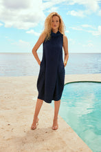Load image into Gallery viewer, Textured Woven Sleeveless Cocoon Dress by Joseph Ribkoff (available in plus sizes)
