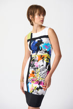 Load image into Gallery viewer, Abstract Print Silky Knit Sheath Dress by Joseph Ribkoff (available in plus sizes)

