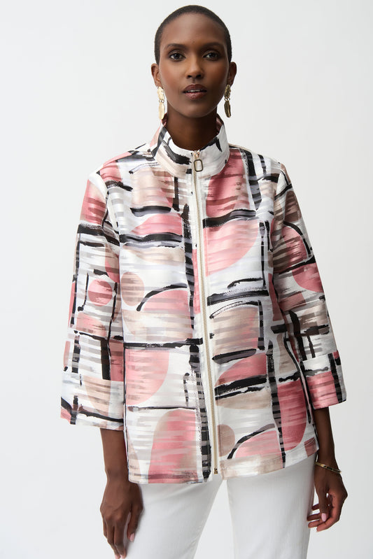 Abstract Print  Jacket