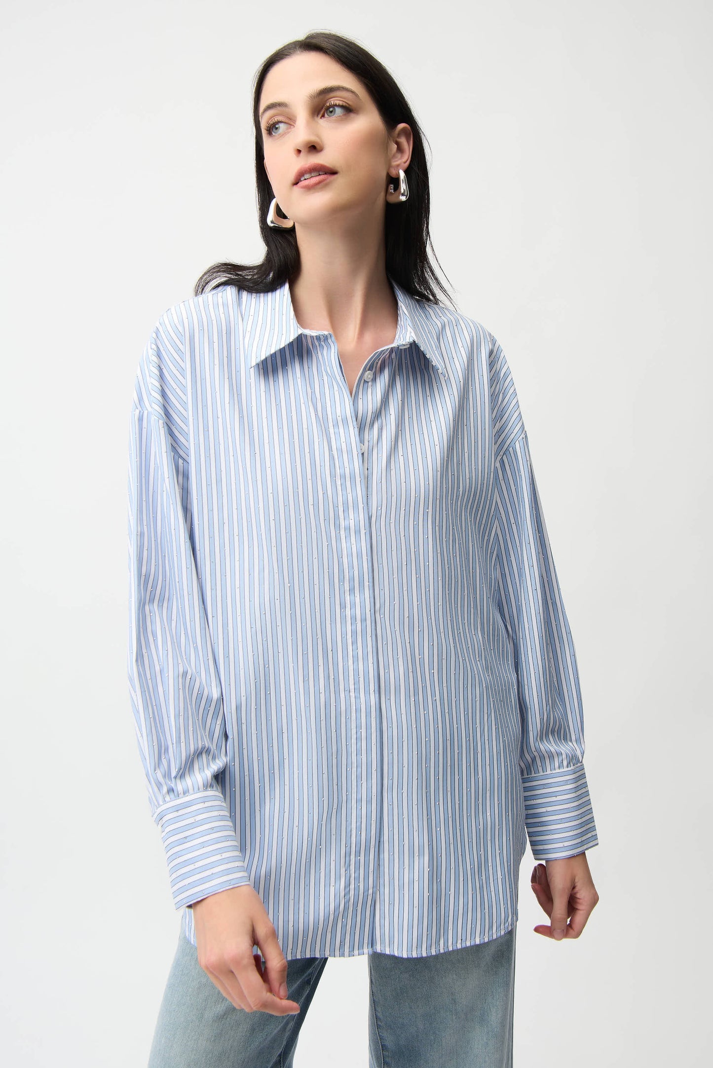 Stripe Print Blouse