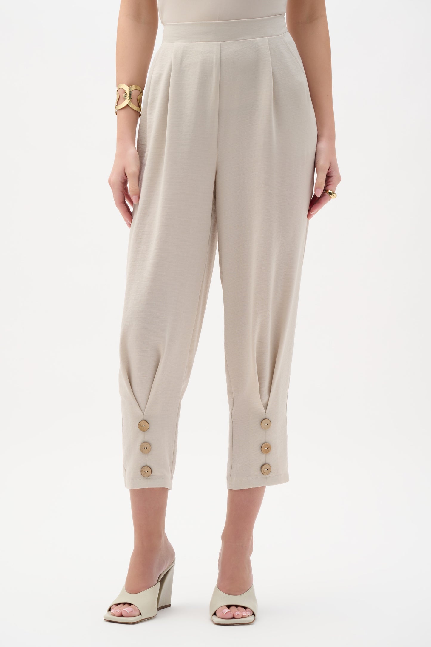 Gauze Barrel Pants