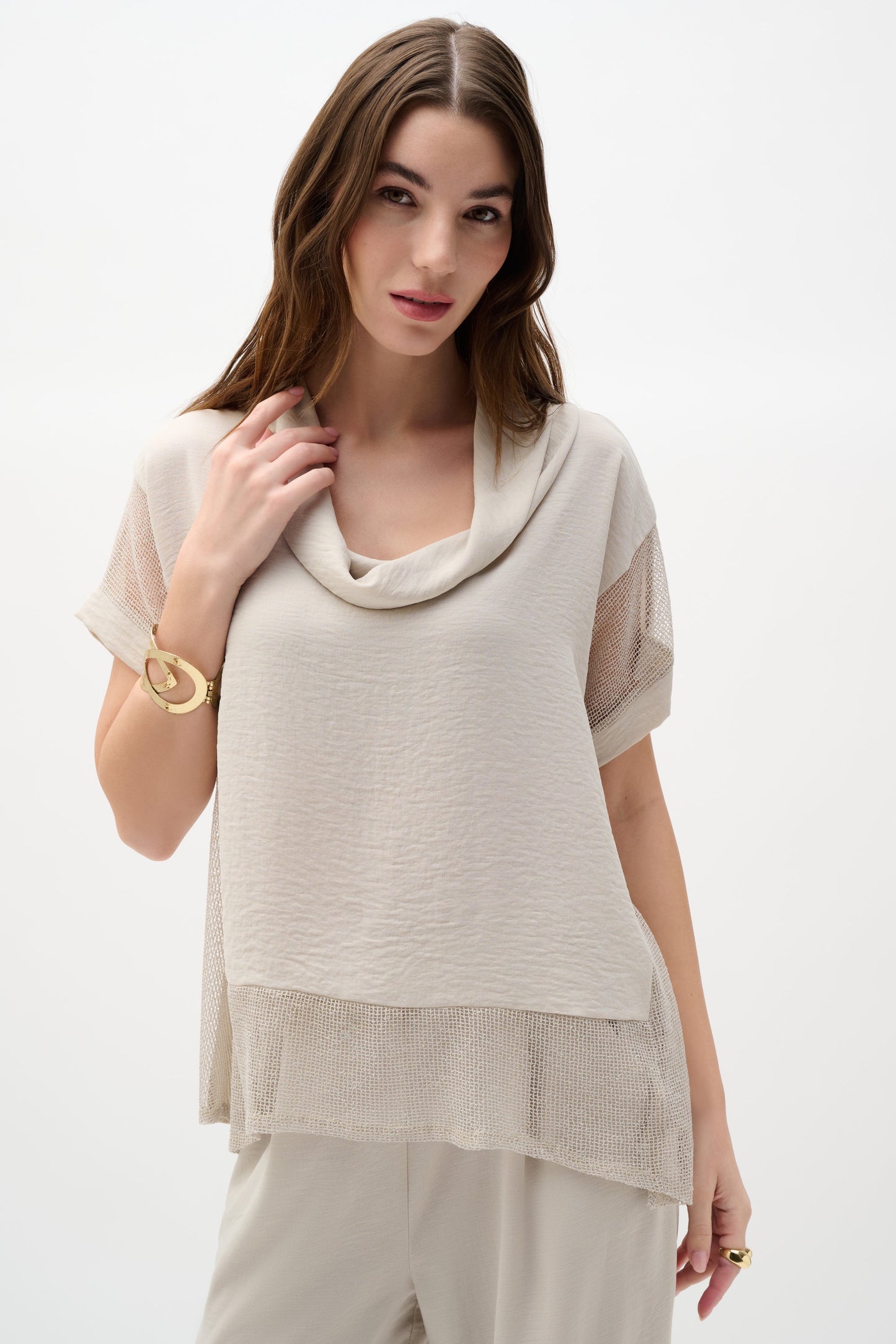 Gauze Boxy Top