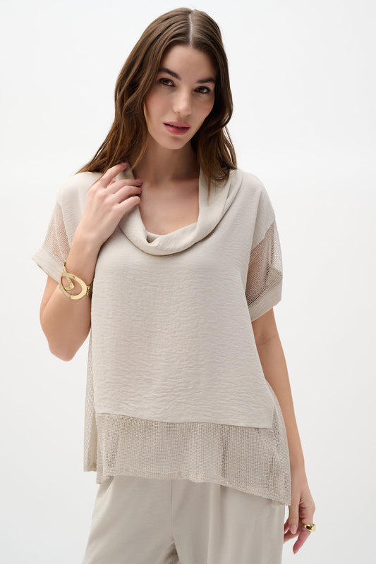 Gauze Boxy Top