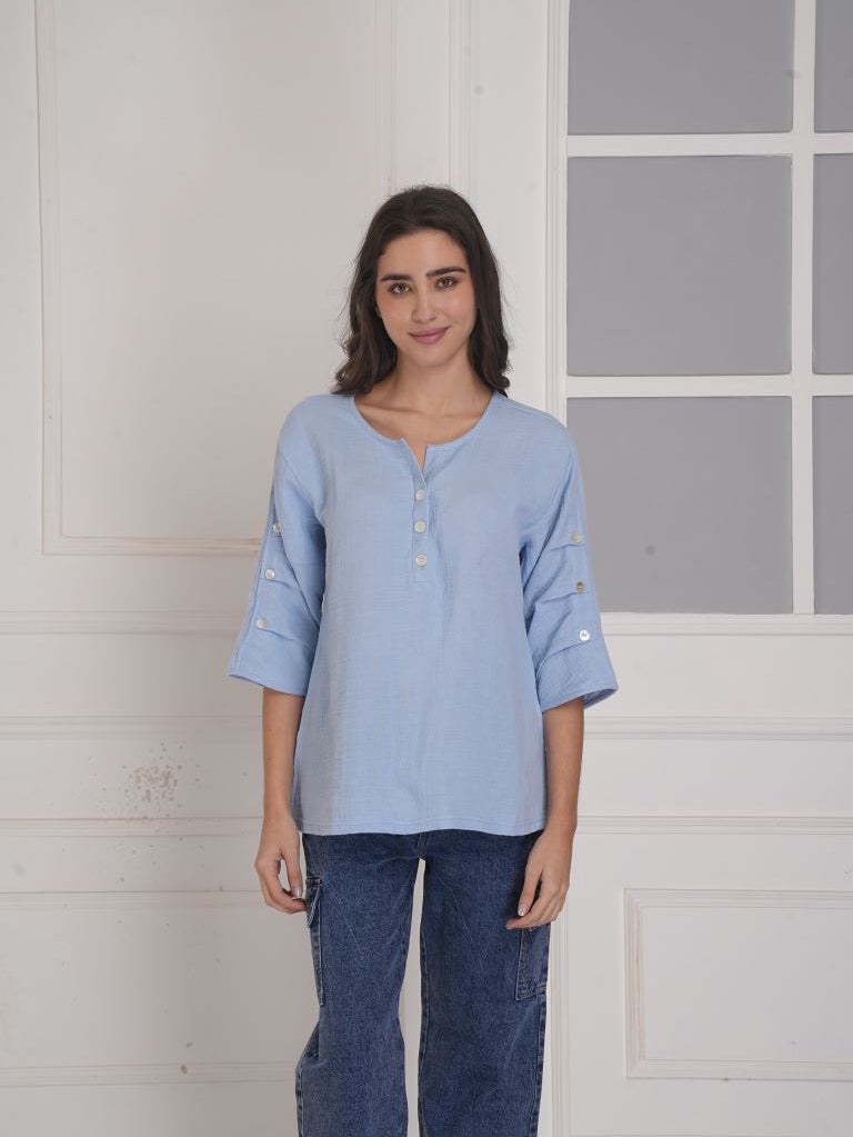Gennea Blue Top