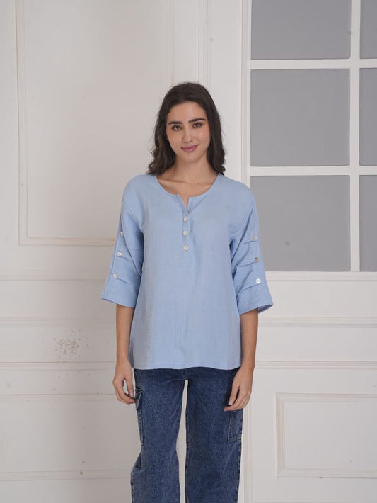 Gennea Blue Top