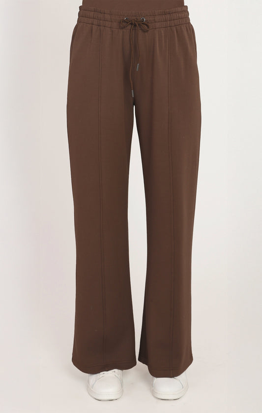 Scuba Pull On Pant - Milk Chocolate