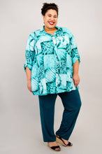 Load image into Gallery viewer, Celine Tunic, Shibori, Linen Bamboo by Blue Sky Clothing Co
