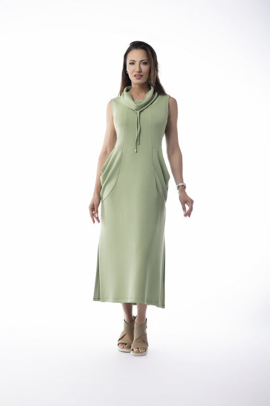 Cowlneck Dress