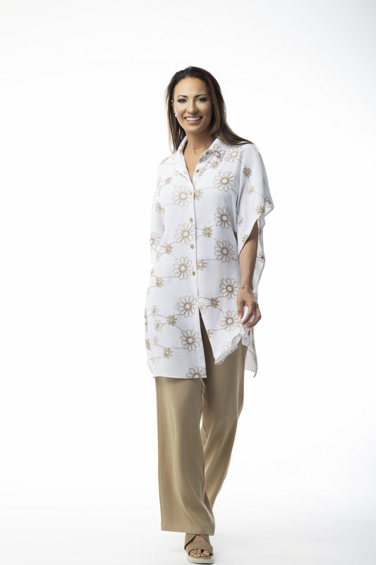 Long Daisy Kaftan