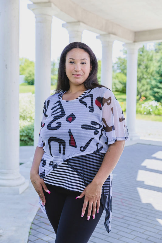 Splash Split Mesh Top