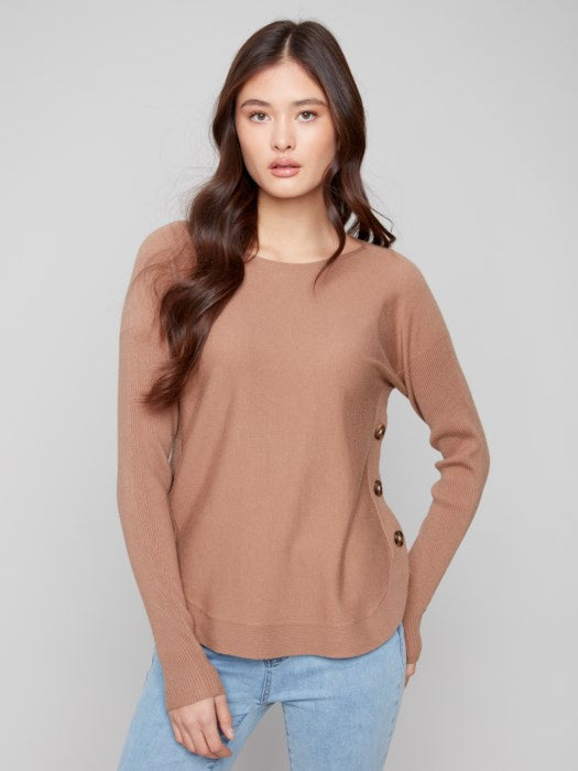 Truffle Boat Neck Sweater
