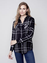 Load image into Gallery viewer, Soft Plaid Button-Down Shirt by Charlie B
