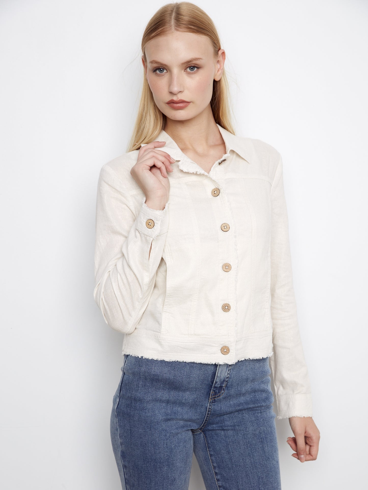 White Linen Jacket