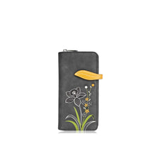 Load image into Gallery viewer, Grey Daffodil Clutch Wallet by Espe
