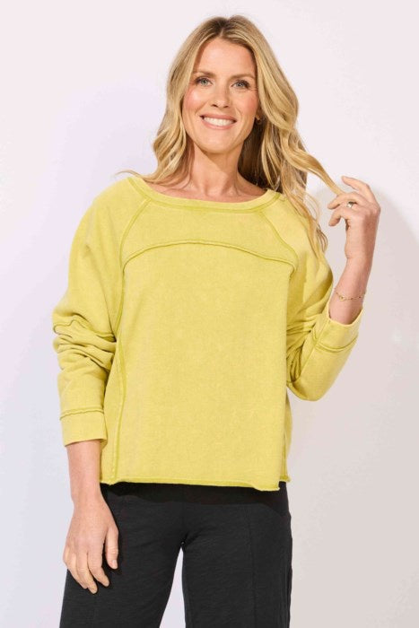 Weekend Raglan Crew Top
