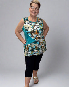 Kayla Sleeveless Top by Parsley and Sage (available in plus sizes)